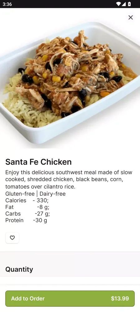 Ảnh chụp màn hình của Healthy Coast Meals