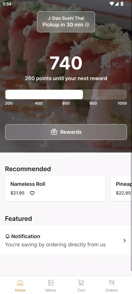 J-Dao Sushi Thai Screenshots
