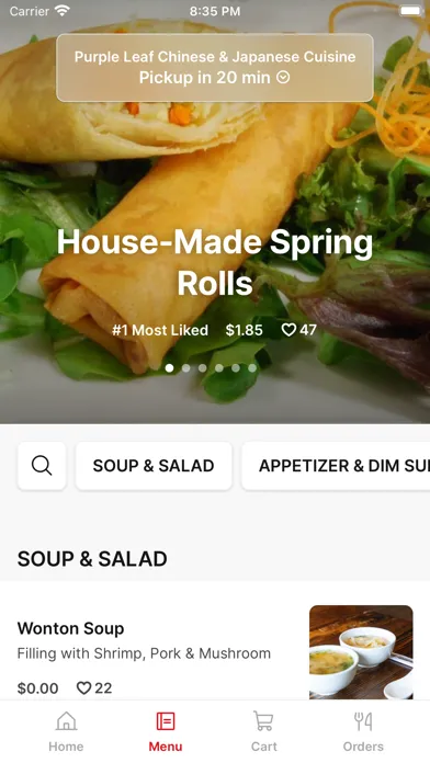 Captures d'écran de Purple Leaf Cuisine