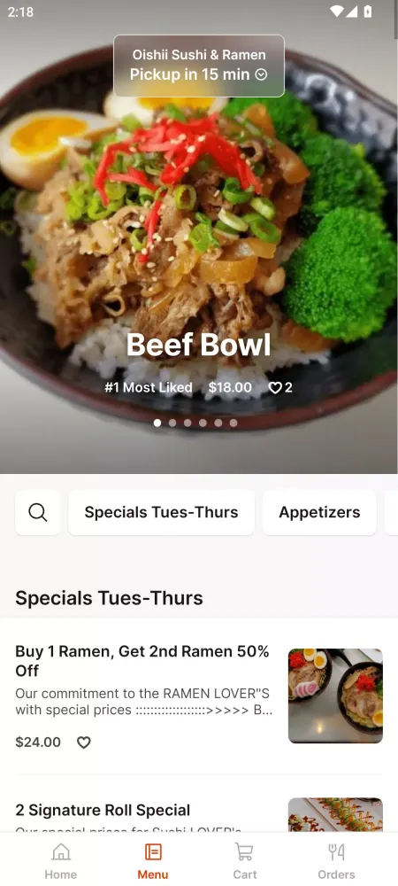 Capturas de pantalla de Oishii Sushi & Ramen