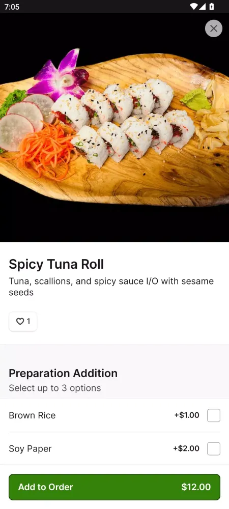 Silver Spoon Thai & Sushi 스크린샷