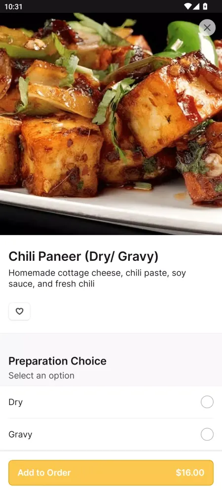 Zrzuty ekranu Spice Kitchen Poconos