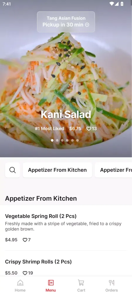 Tang Asian Fusion Ekran Görüntüleri