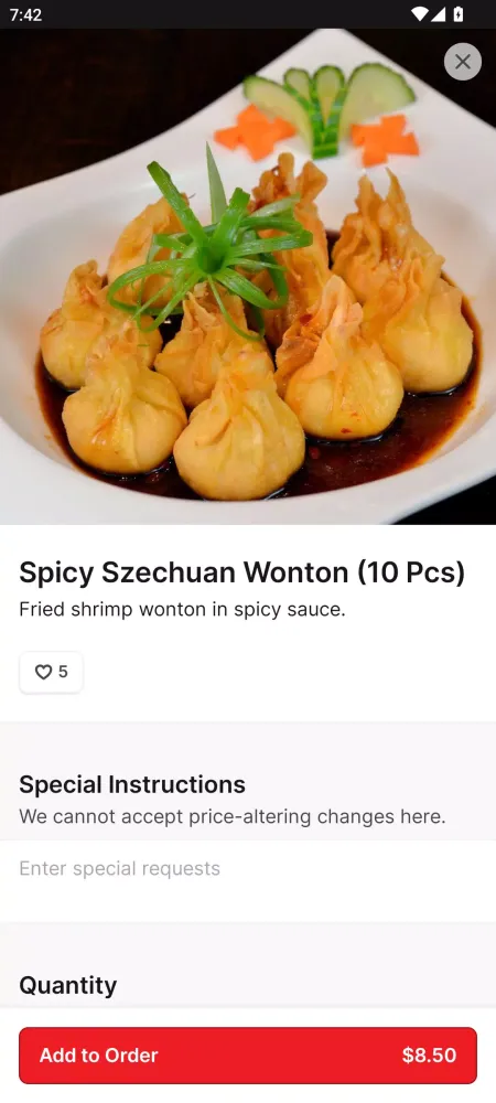 Tang Asian Fusion Ekran Görüntüleri