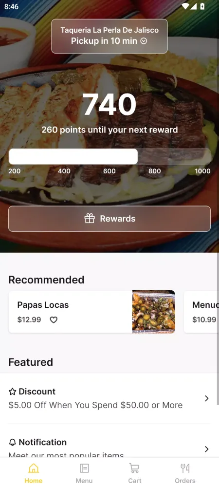 Taqueria La Perla De Jalisco スクリーンショット