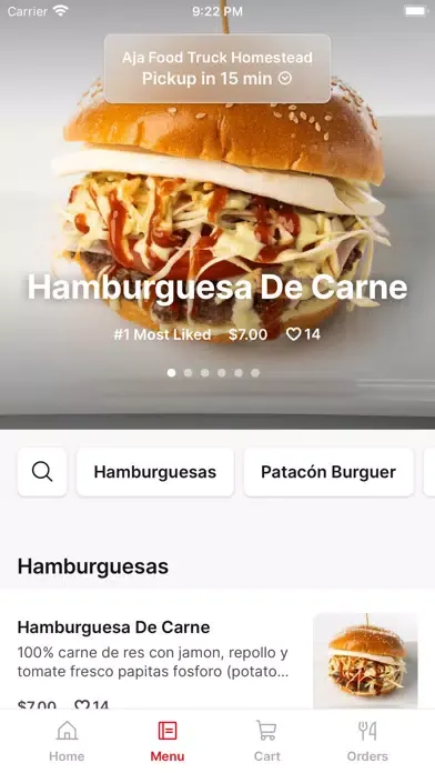 Captures d'écran de Aja Food Truck