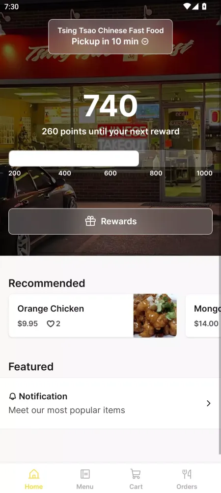 Tsing Tsao Chinese Fast Food应用截图