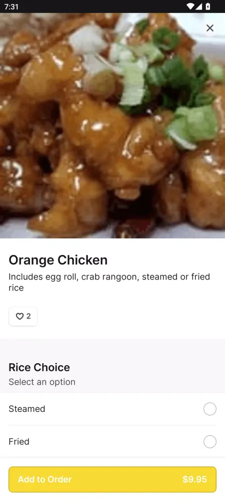 Tsing Tsao Chinese Fast Food应用截图
