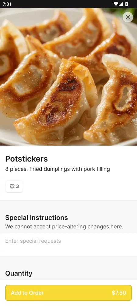 Tsing Tsao Chinese Fast Food应用截图