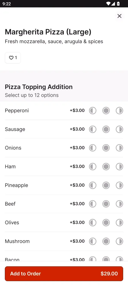 Screenshot di Vincenzo's Italian Restaurant