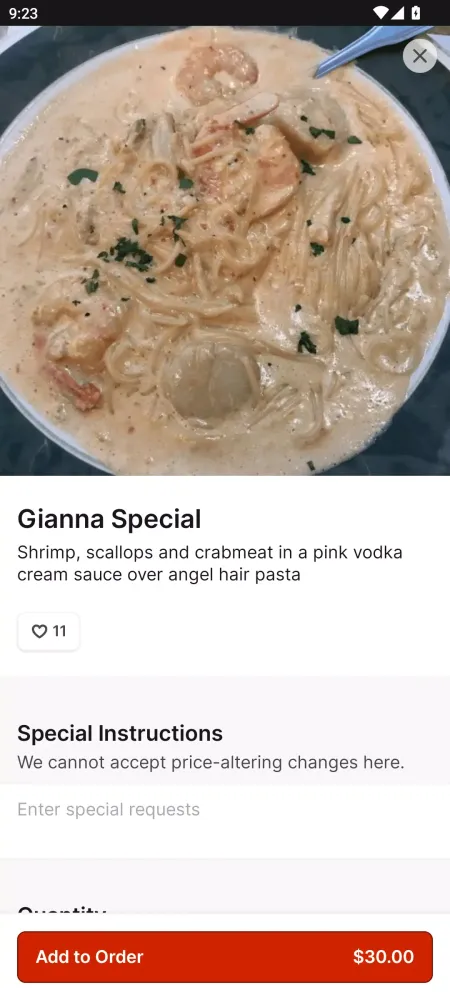 Screenshot di Vincenzo's Italian Restaurant