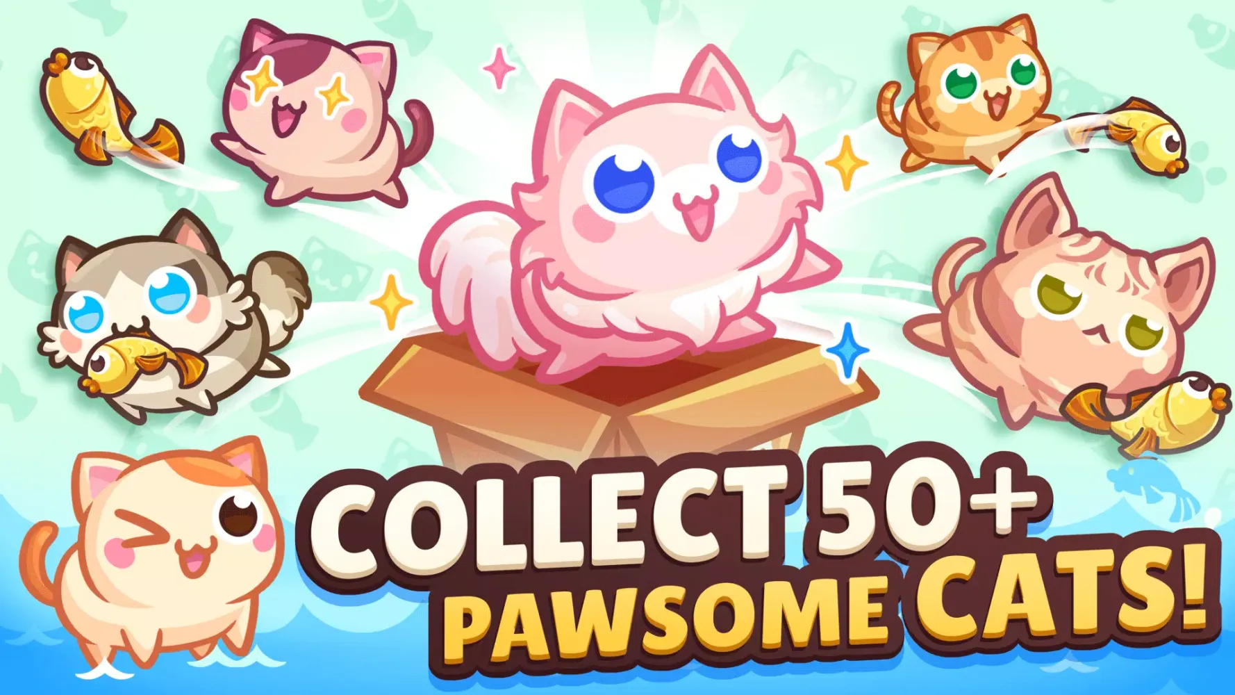 Capturas de tela do Cat Box Merge