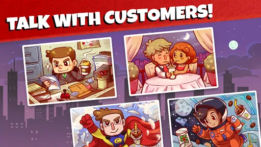 Capturas de tela do Own Coffee Shop: Idle Tap Game