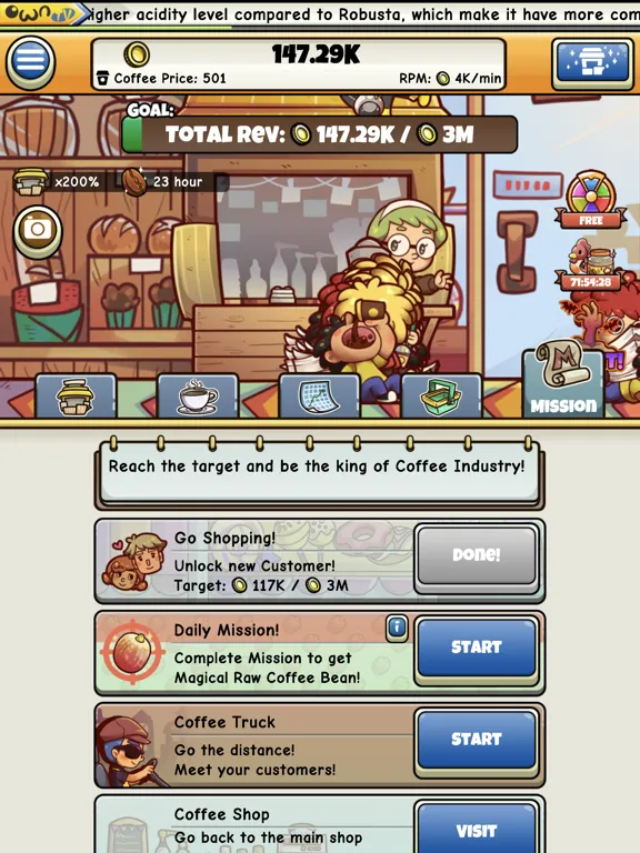 Own Coffee Shop: Idle Game iPad 应用截图