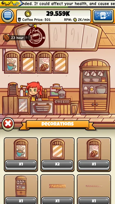 Own Coffee Shop: Idle Game应用截图