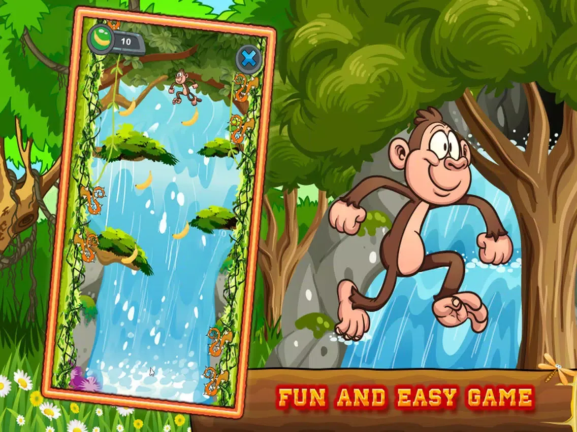 Screenshot di Monkey Splash - Help climb and collect the bananas iPad 