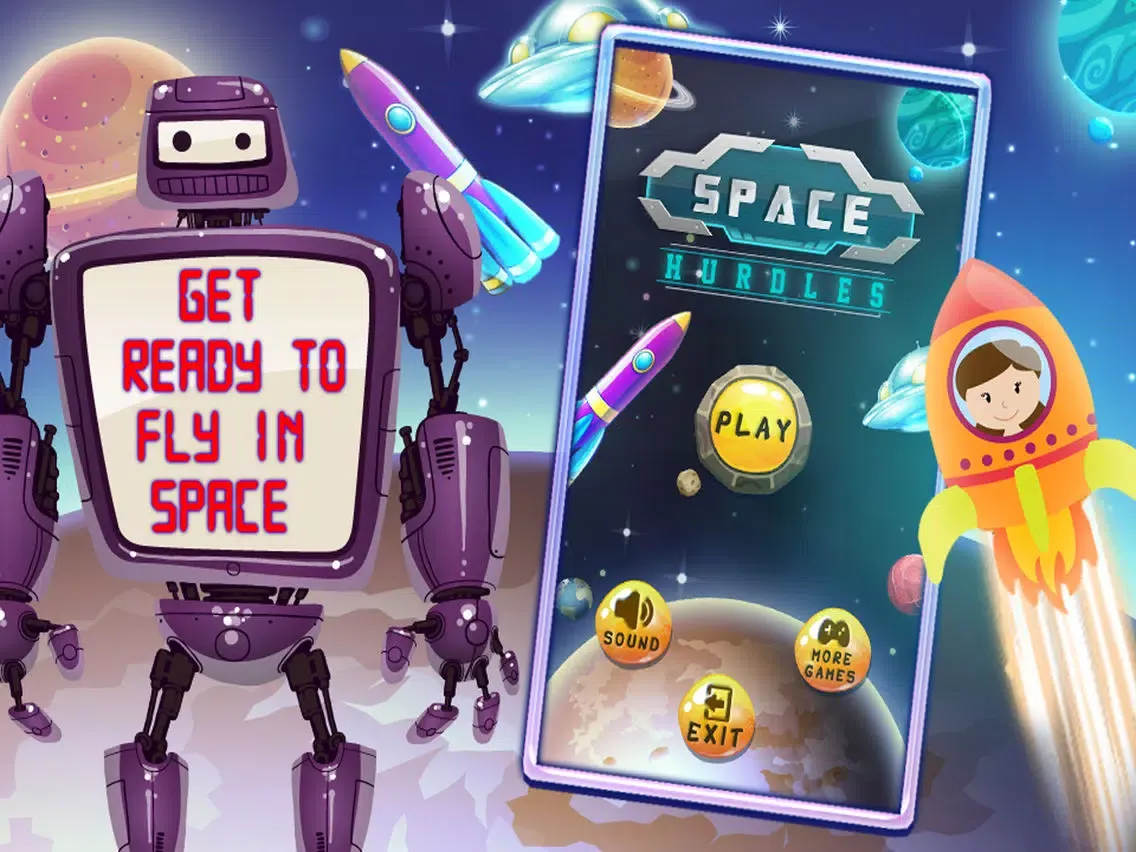 Capturas de tela do Space Hurdles Avoid the dangerous lines in space iPad 