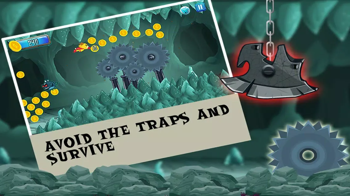 Super Cat Escape the Creepy Cave & Avoid Obstacles Screenshots
