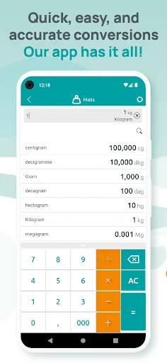 Unit converter, Convert metric应用截图