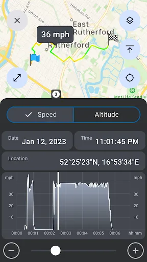 Speed Tracker. GPS Speedometer Screenshots