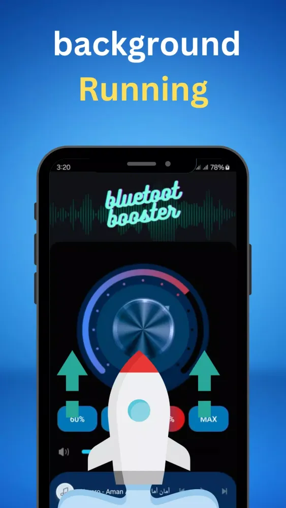 Capturas de pantalla de bluetooth sound booster