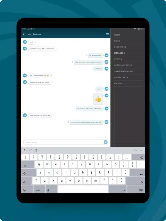 Скриншоты Oxford Nanopore iPad 