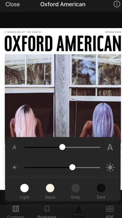 Captures d'écran de Oxford American
