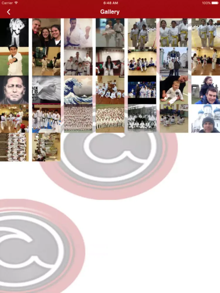 Oxford Karate Academy iPad  Ekran Görüntüleri
