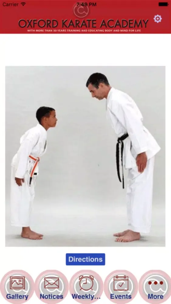 Oxford Karate Academy Ekran Görüntüleri
