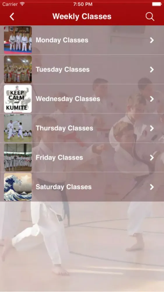 Oxford Karate Academy Ekran Görüntüleri