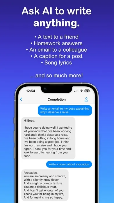 Tangkapan skrin LUCIE Chat - Chat with AI