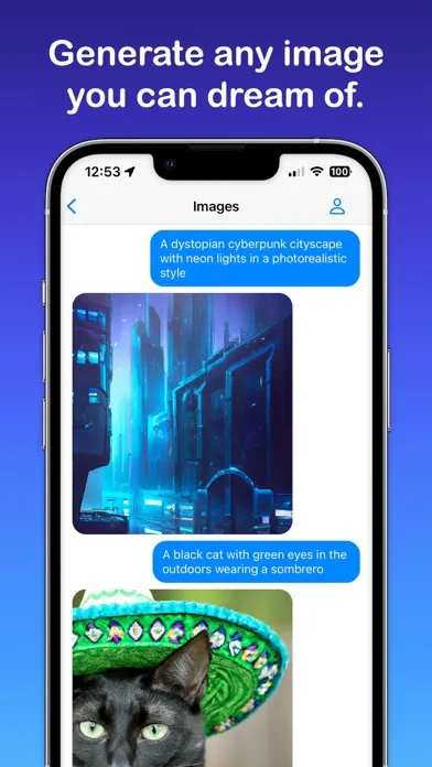 Tangkapan skrin LUCIE Chat - Chat with AI