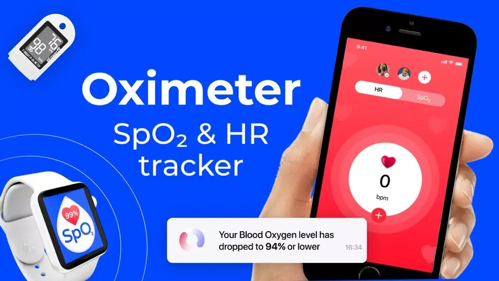 Tangkapan skrin Oximeter: Health Monitor