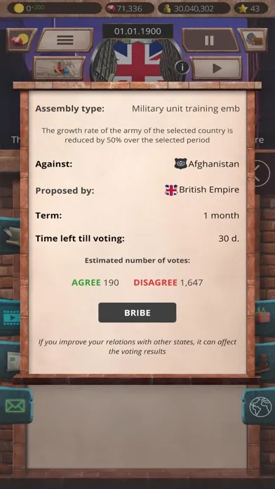 Captures d'écran de 20th century Economic strategy