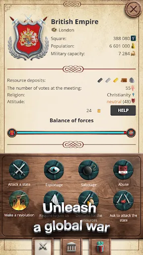 Europe 1784 Military strategy Screenshots