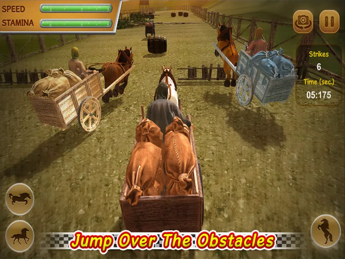 Horse Cart Racing Derby 3D Pro iPad  سکرین شاٹس