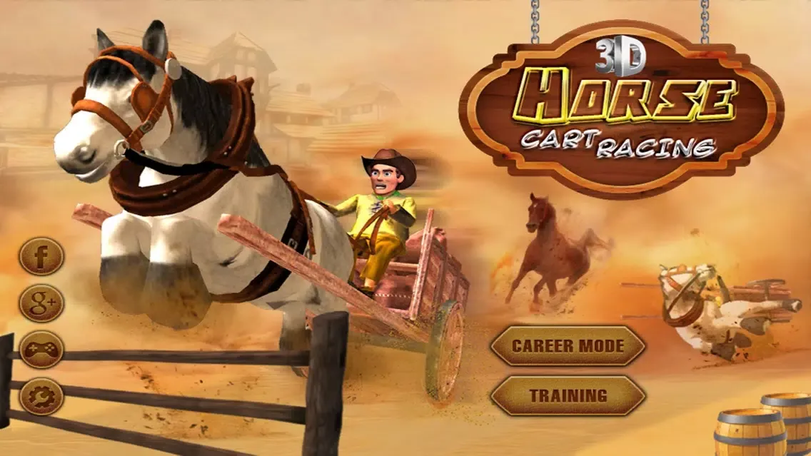 Horse Cart Racing Derby 3D Pro سکرین شاٹس