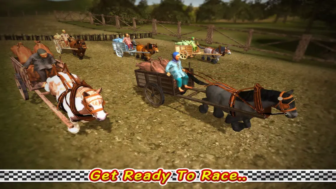 Horse Cart Racing Derby 3D Pro سکرین شاٹس