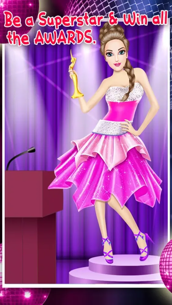 ภาพหน้าจอของ Princess Celebrity Fashion Award Show - Girls Game