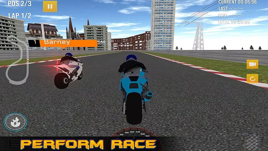 Tangkapan layar Electrifying Moto Racing Pro