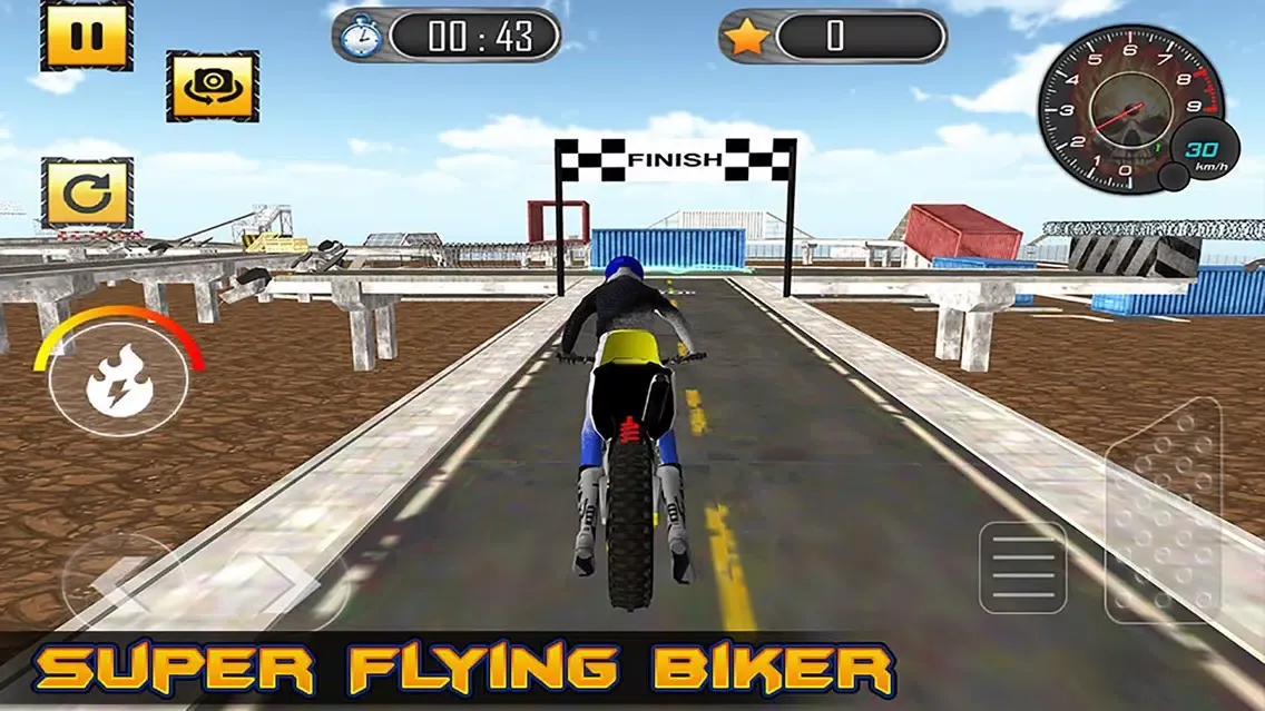 Tangkapan layar Electrifying Moto Racing Pro