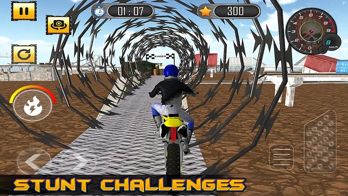 Tangkapan layar Electrifying Moto Racing Pro