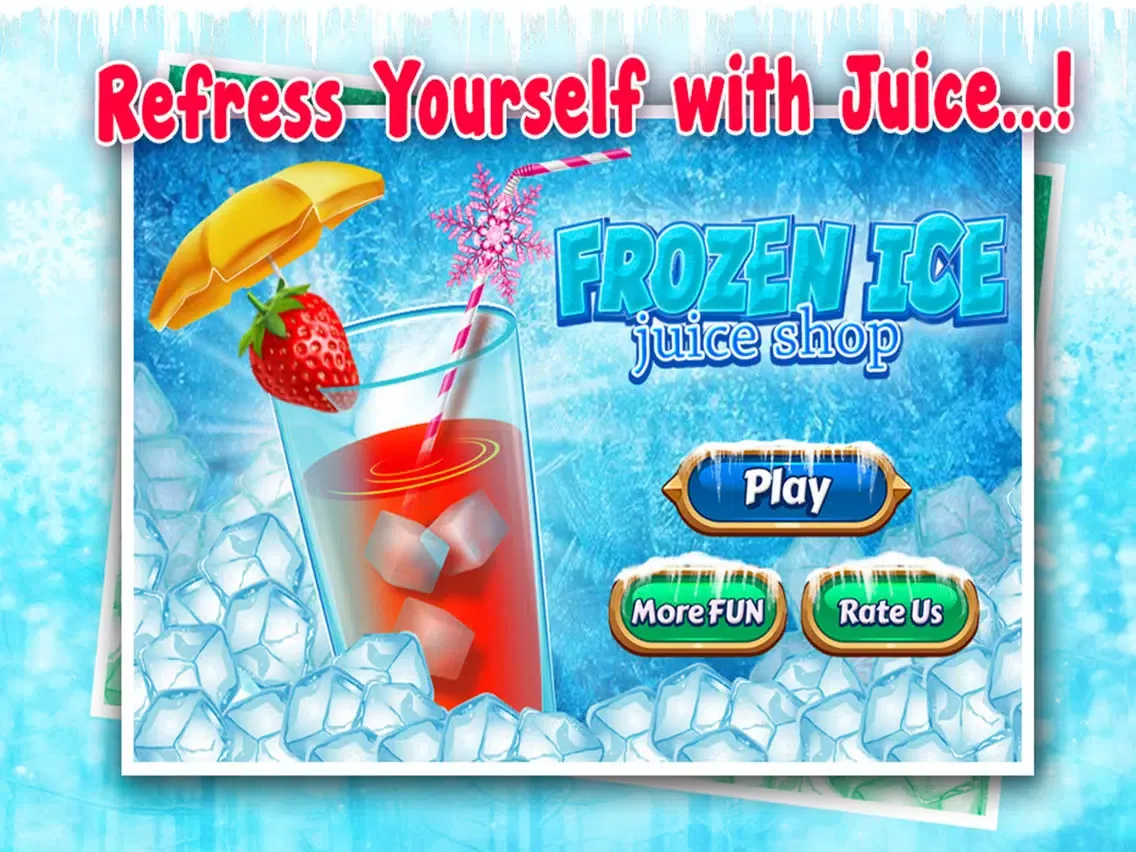 Frozen Ice Juice Shop - Refreshing Kids With Exciting Flavors of Slush & Frozen Juices iPad 应用截图