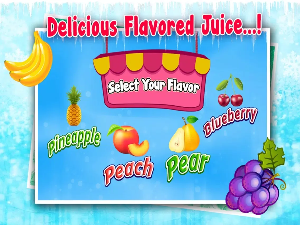 Frozen Ice Juice Shop - Refreshing Kids With Exciting Flavors of Slush & Frozen Juices iPad 应用截图