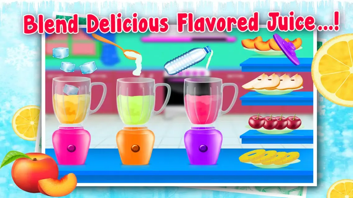 Frozen Ice Juice Shop - Refreshing Kids With Exciting Flavors of Slush & Frozen Juices应用截图