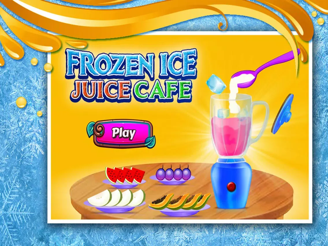 Frozen Ice Juice Cafe iPad 应用截图