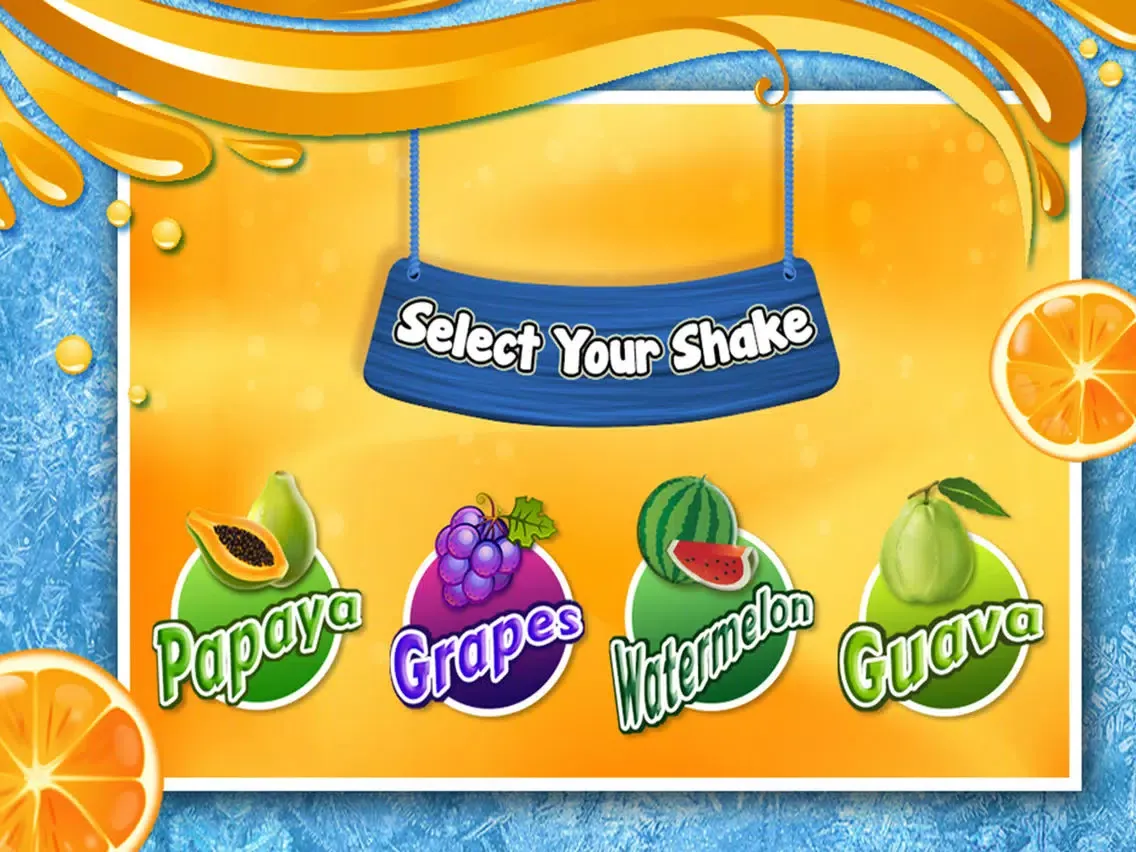 Frozen Ice Juice Cafe iPad 应用截图