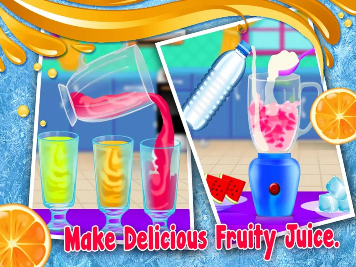 Frozen Ice Juice Cafe iPad 应用截图