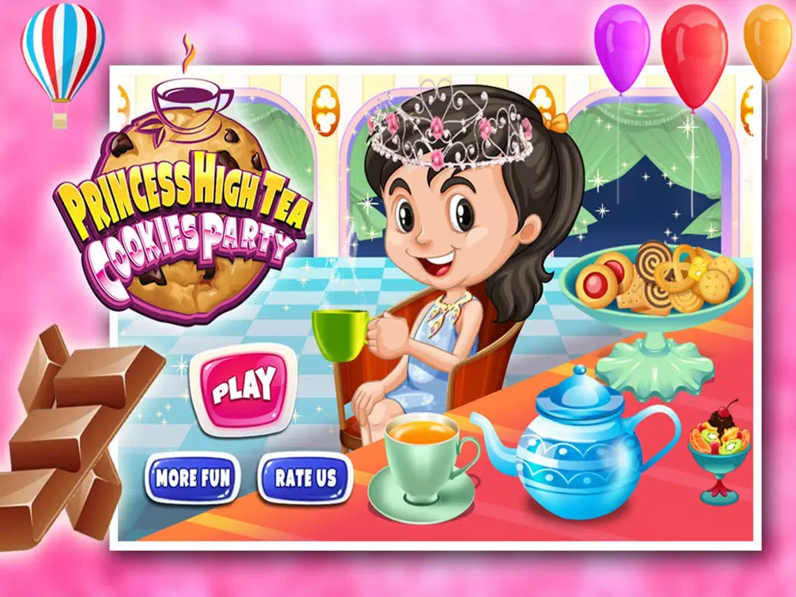 Capturas de tela do Princess High Tea & Cookie Party iPad 