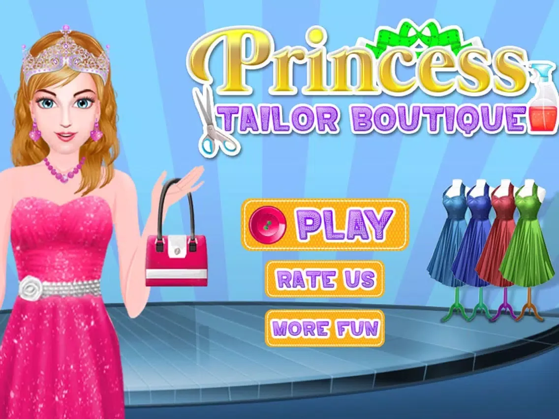 Скриншоты Princess Tailor Fashion Design Boutique - DressUp Boutique For Christmas Clothing Wear iPad 